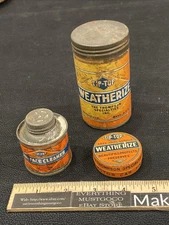 TIP TOP WEATHERIZE Motor Car Finish Thompson Specialties TRIAL SAMPLE Tin Can