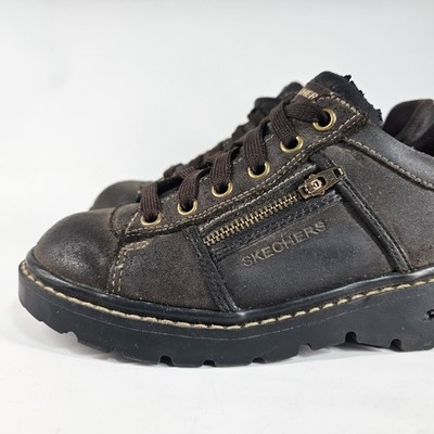 靴 00s archive leather shoes y2k grunge Vtg Skechers Shoes Women 6 46406 Leather Y2K Jammers Chunky Oxford