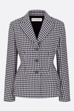 DIOR Blue/White Wool Fitted Jacket New  Authentic