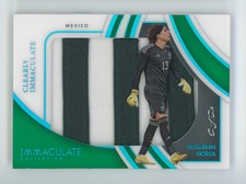 2022-23 Guillermo Ochoa Panini Immaculate Clearly Platinum Mexico Patch Card 1/1