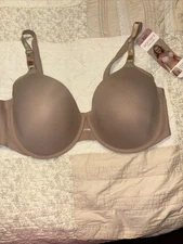 warners bra 40D Simply Perfect Tshirt Bra Underarm Smoothing Comfort Nude NWT