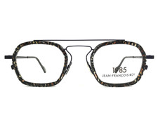 J.F. Rey Eyeglasses Frames ANTON 2595 Blue Marine Yellow Demi 45-24-145