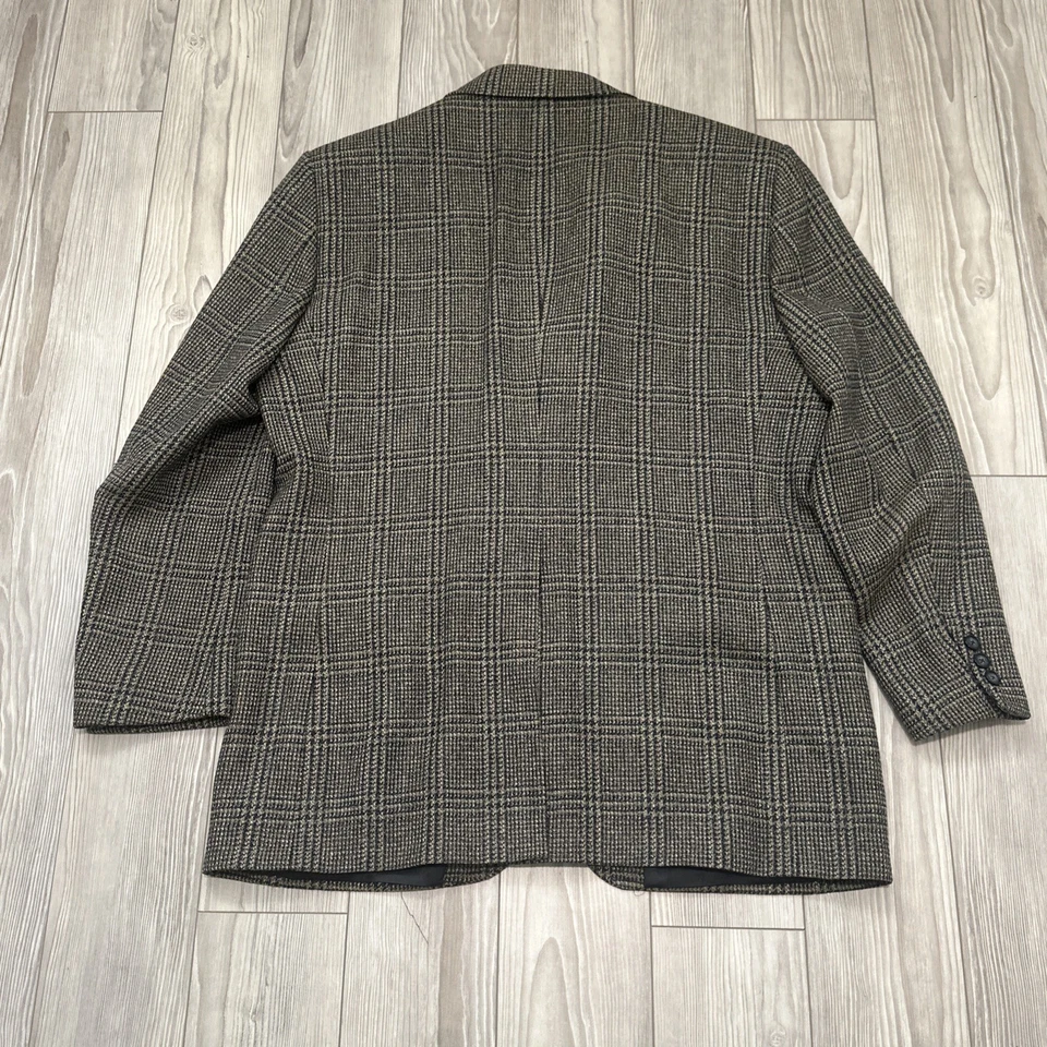 Corbin Mens Blazer Wool Jacket Sport Coat 38 Three Button Preppy (READ DESC) - Image 4 of 4