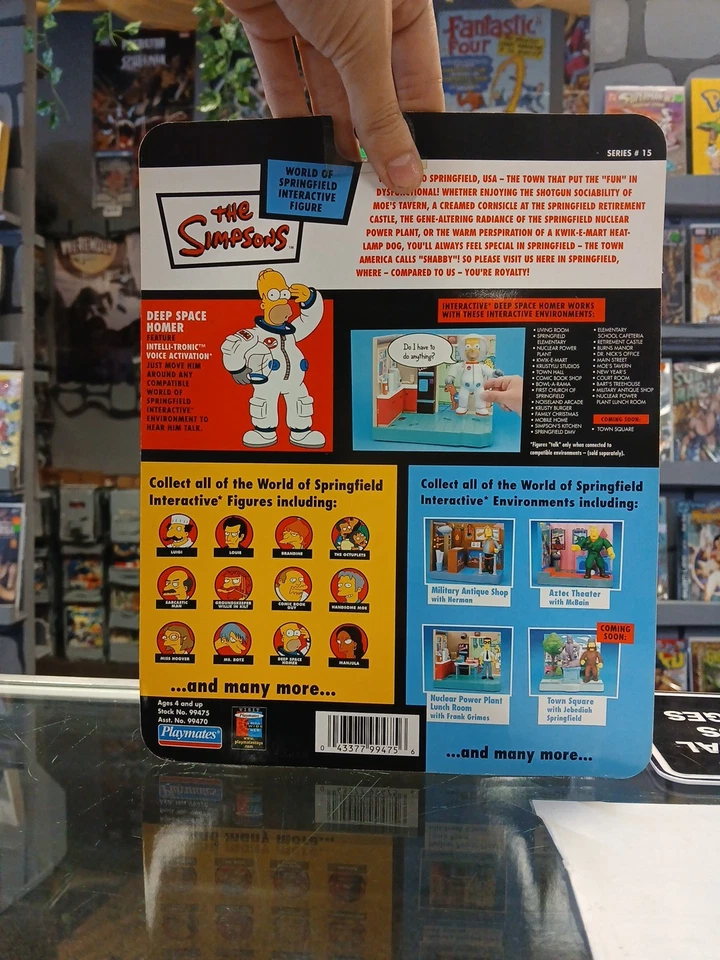 NEU IN BOX/UNGEÖFFNET - DEEP SPACE HOMER INTERAKTIVE FIGUR - DIE SIMPSONS - Bild 3 von 3