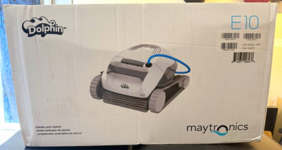 Dolphin E10 Robotic Pool Cleaner Maytronics 40FT/12M Cable Open Box Complete