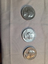 1966, 1984, 1965 Quarters With Faults. No Mint Marks On Two And Errors On All