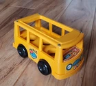 Fisher Price Little People Play Mini School Bus #929 Kids Toy EUC Vintage 1978