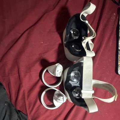 Oculus Quest 2 Standalone VR Headset w/ Controllers, White, USB-C