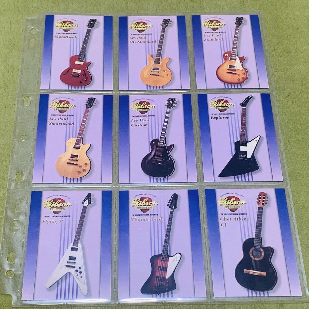 Gibson Guitar Trading Cards Series 1 Complete Set of 50