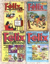 4 x FELIX - Band 442 + 606 - Großband 47 + 48 - Rahan, 5 Asse - Comic Sammlung