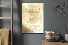 Disegno Uomo Vitruviano a Mano Falso D Autore 