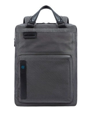 Piquadro Ca3975p16 Men's Grey Polyester Blend Backpack