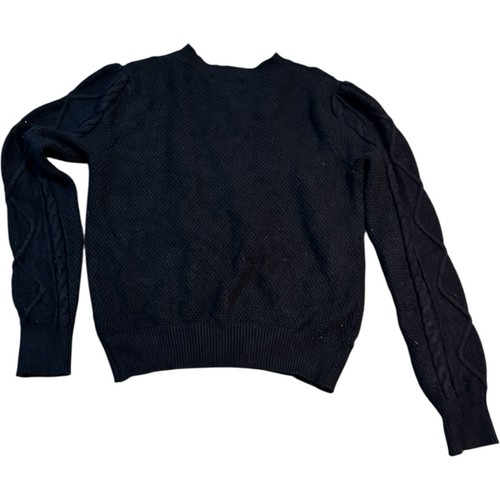 Teenie Weenie Country Rise Black Button Cardigan Black Sweater Size S 160/84A - Picture 2 of 6