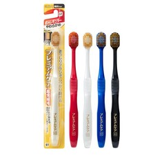 3 Pieces Ebisu Premium Care Toothbrush, 6-row, Regular, Soft