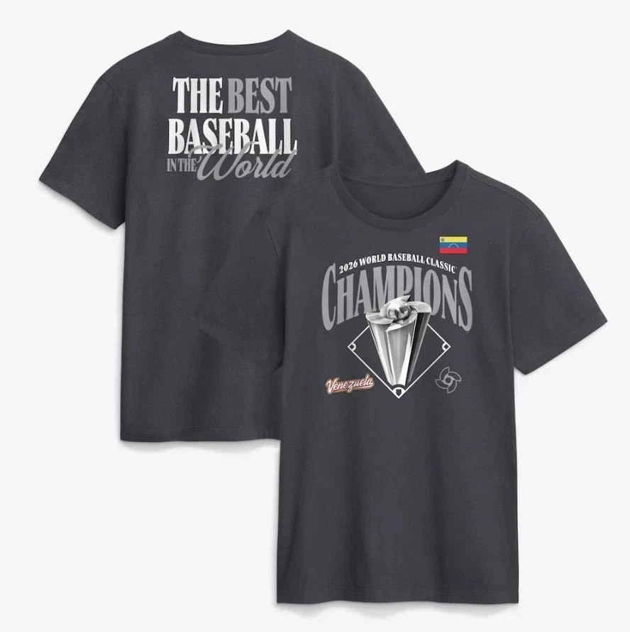 Venezuela Baseball 2026 World Baseball Classic Champions Locker Room Shirt S-5XL