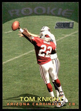 1997 Stadium Club #175 Tom Knight Rookie RC Arizona Cardinals football card. rookie card picture