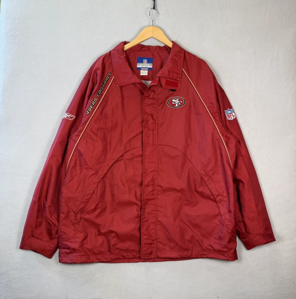 Reebok San Francisco 49ers ジャケット L Preços baixos em Jaquetas Reebok San Francisco 49ers NFL | eBay