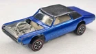 Hot Wheels Redline Blue Custom TBird US White Interior Vintage Original