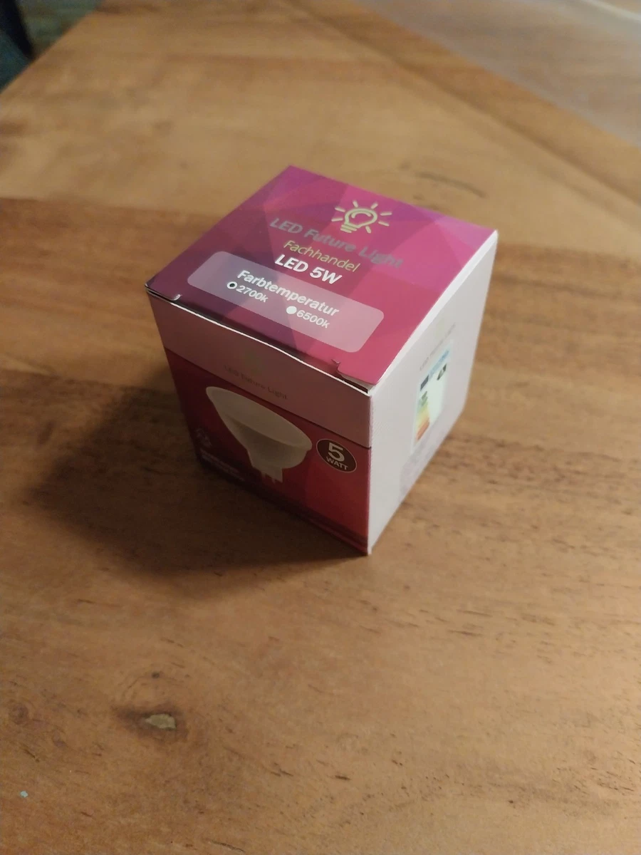 Foco LED 5W/blanco cálido o frío/ con o sin botones