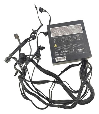 Zalman ZM700-TX ATX PC Netzteil 700W 80 PLUS PCIe SATA gebraucht + Netzkabel