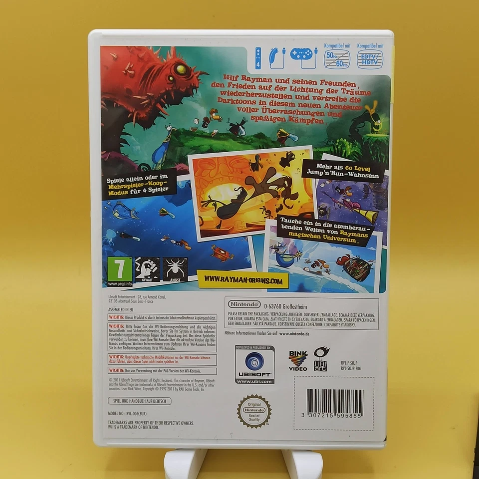 Rayman Origins Wii PAL ITA COMPLETO Manuale incluso • Multilingua - Immagine 3 di 4