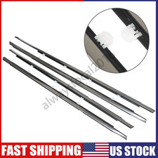 For Honda Accord 2008-2012 4pcs Weatherstrip Window Moulding Trim Seal Belt Trim For Honda Accord 2008-2012 4pcs Weatherstrip Window Moulding Trim Seal Belt Trim