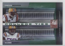 2008 Donruss Elite College Ties Combos Green Chevis Jackson Glenn Dorsey 1k3