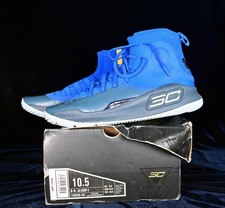 Under Armour Steph Curry 4Royal Blue 1298306-401 Mens Size 10.5 MINT IN BOX