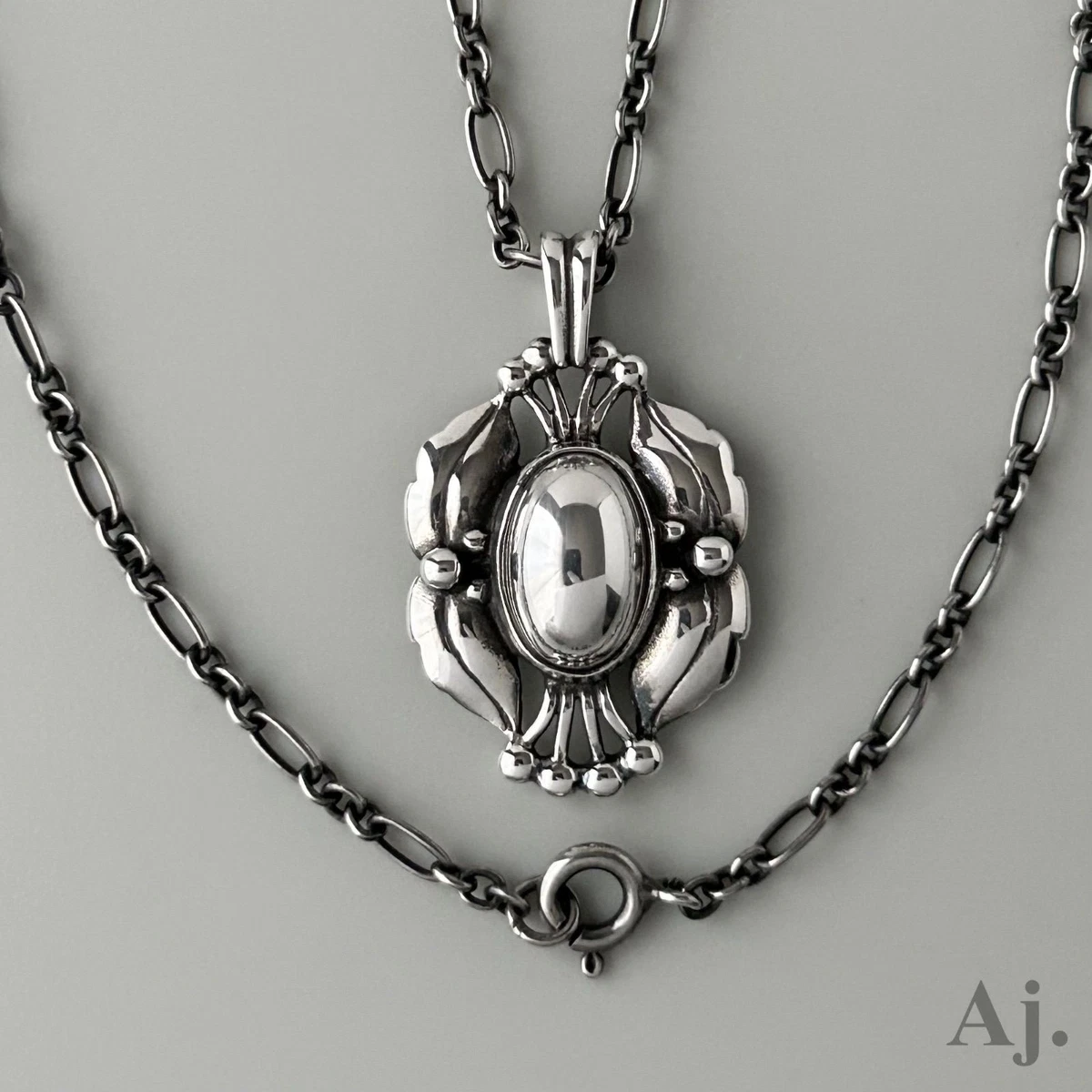 vintage sterling necklace products for sale | eBay