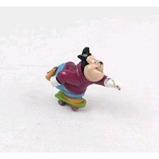 Vintage 1991 Kellogg's Disney Goof Troop PJ 2" PVC Figure Skateboard Toy