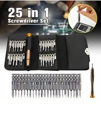 25 Pocket Screwdriver Set Precision Repair Tool Kit for PC Watch Camera Gadgets