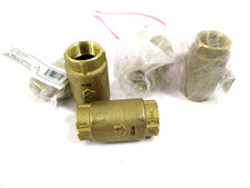 Lot of 5- Homewerks Worldwide- Spring Check Valve- Brass 3/4" FIP x FIP