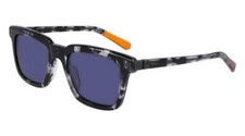 New SHINOLA by Flexon SH-1500S 005 Black Tortoise Sunglasses with Blue/Grey Lens