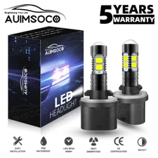 2Pcs 880 890 892 893 899 6000K Super Bright White LED Fog Light Driving Bulbs