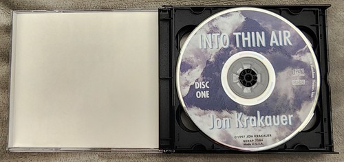 Audiobook CDs - Into Thin Air-Jon Krakauer-Read by Author-Abridged-5 CDs-6 Hours - Imagen 8 de 13