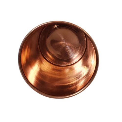 Taza de vaso de vaso de cobre puro 250 ml salud holística yoga ayurveda americano - Imagen 5 de 13