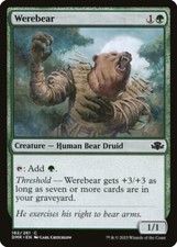 MTG Magic the Gathering Werebear (182/520) Dominaria Remastered LP
