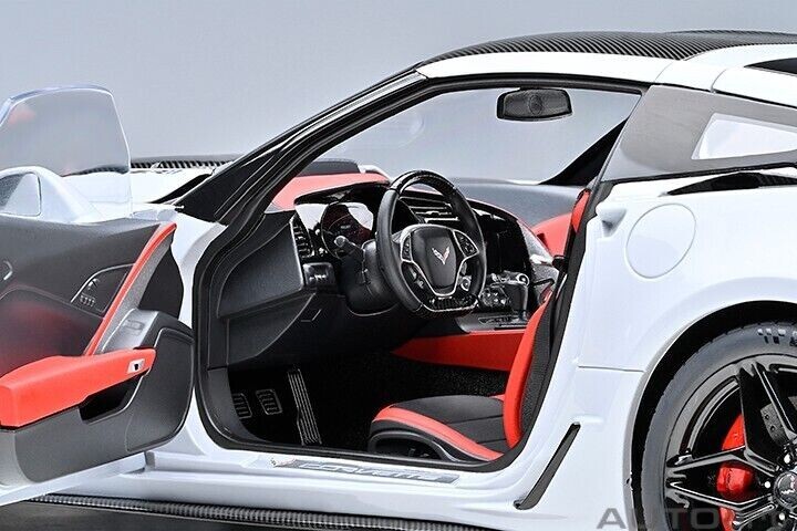 1/18 Chevrolet Corvette C7 ZR1 Ceramic Matrix Gray 2019 Model By
