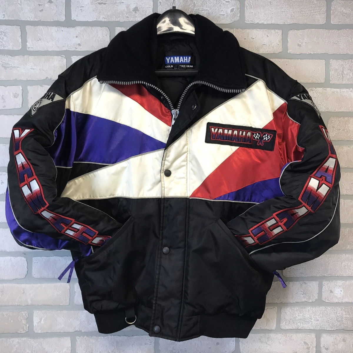VTG YAMAHA COLD WEATHER GEAR SNOWMOBILE RED WHITE BLUE RACING