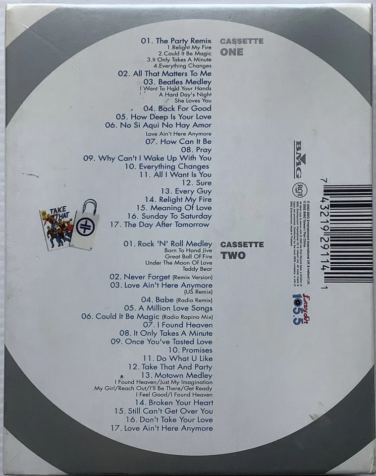 Take That Forever Greatest Hits Original Thai Edition Double Cassette Seal - Image 2 of 2