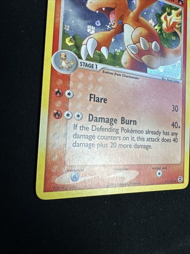 Pokémon Charmeleon 31/112 Holo EX FireRed & LeafGreen Pokémon Card - 第 9/22 張圖片