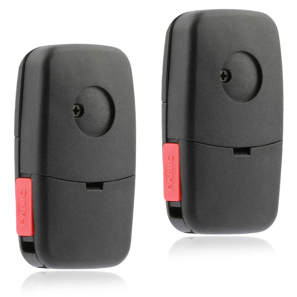 2 For 98 1999 2000 2001 Volkswagen Beetle Golf Jetta Passat Car Remote Key Fob - Image 2 of 4