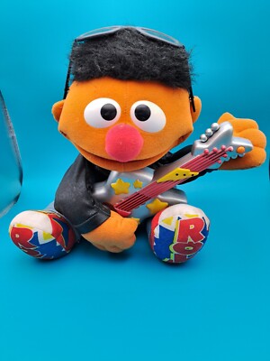 Rock N Roll Ernie Sesamstraße  Tyco 1998 elektrisch Sound Sprache Licht getestet