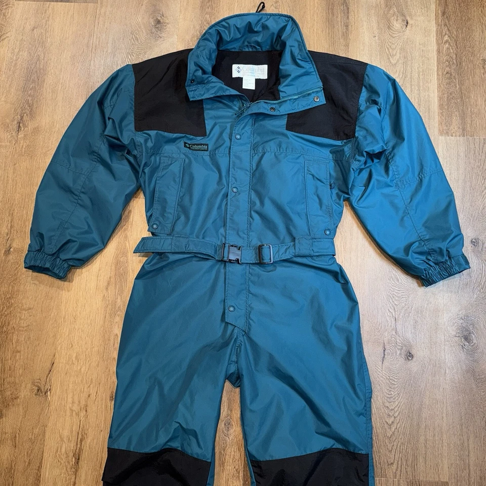 Columbia Traje de Esquí Una Pieza Traje de Nieve Babero de Nieve Snowboard Mono De Colección Para Hombres Grande Foto 3 de 4