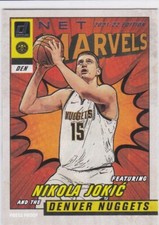 NIKOLA JOKIC Panini NET MARVELS BASKETBALL CARD Denver Nuggets JOKER FINALS MVP!