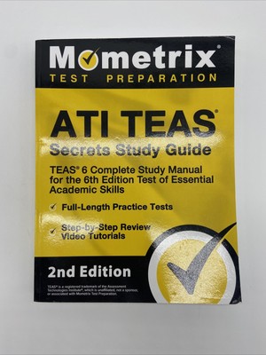 D80) Ati Teas Secrets Study Guide - Teas 6 Complete Study Manual, 2nd  edition 9781516746040 | eBay