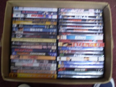 (40) Action DVD Lot: Will Smith Mel Gibson Vin Diesel Russell Crowe $.50 Each