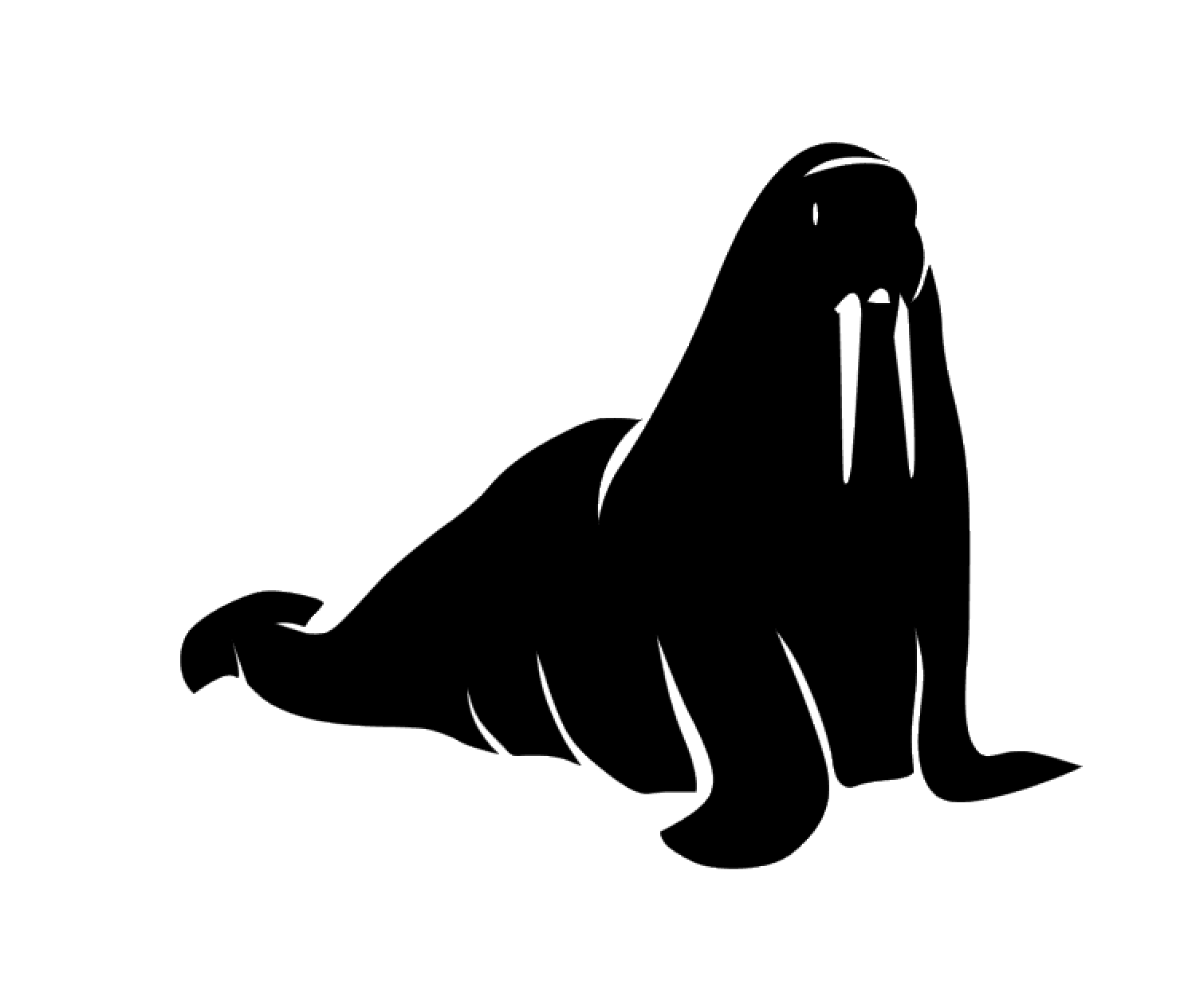Walrus Vinyl Decal Sticker For Home Cup Mug Glass Car Wall Decor Choice a525