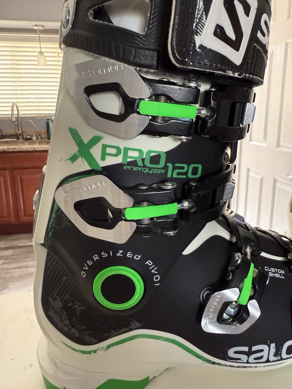 Scarponi da sci Salomon X Pro 120 Energyzer fodera taglia 24 25 5 R ottime condizioni!