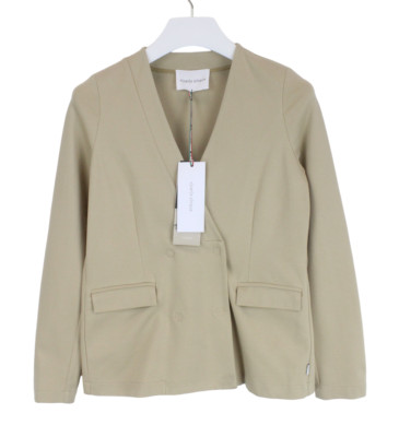 Vicario Cinque Ruta Blazer Womens Small Double Breasted Unlined Stretch V Neck